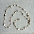 French Fresh Water Pearl Lariat Necklace