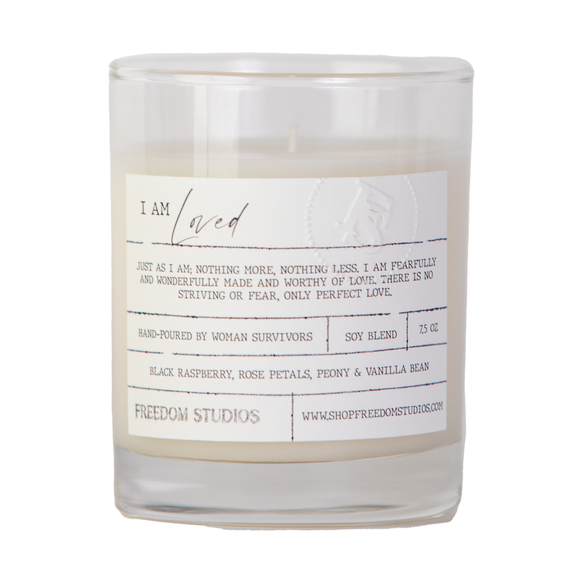 I AM Loved 7.5 oz Candle
