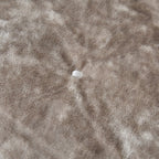 Tache Plush Dreams Sand Taupe Beige Tufted Velvet Quilt Set (JHW-853B)