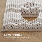 Kasentex Soft Absorbent Bath Rug - Plush Bathroom Mat