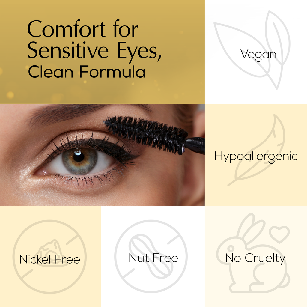 Volumizing Waterproof Mascara for Sensitive Eyes