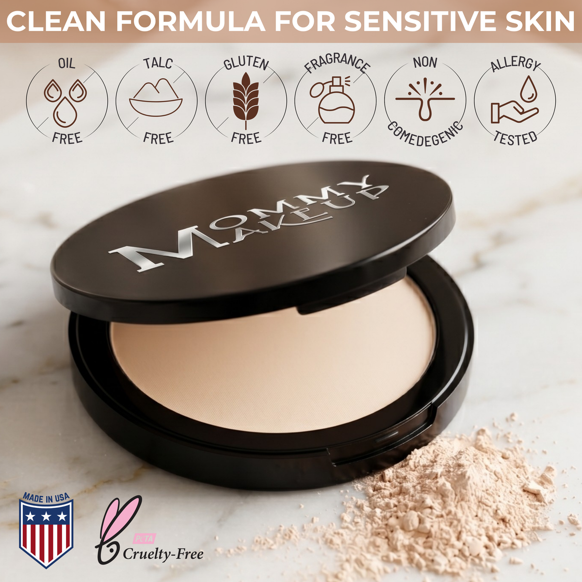 Mineral Pressed Powder Foundation SPF 15 – Toasted
