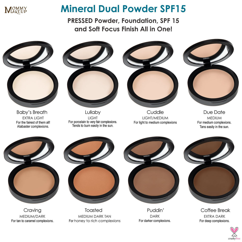 Mineral Pressed Powder Foundation SPF 15 – Coffee Break