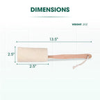 Natural Loofah Bath Brush w/Long Handle.