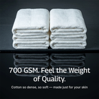 Luxury Organic Turkish Cotton Bath Towels – 4 Pack  Description
