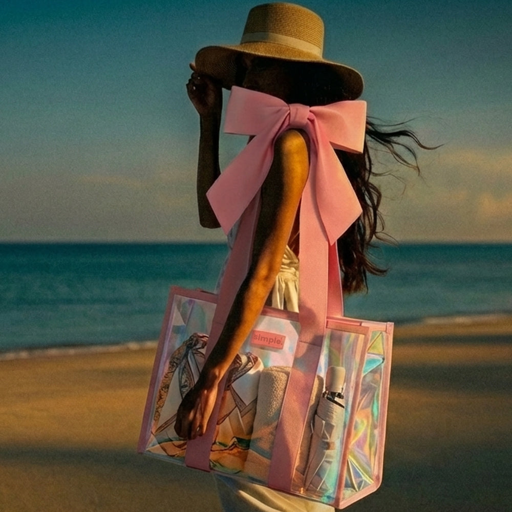 BowMe Prism Bubble Beach Tote with Phone Pouch