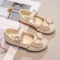 Girls’ Glitter Rhinestone Ballet Flats – Party & Wedding Shoes