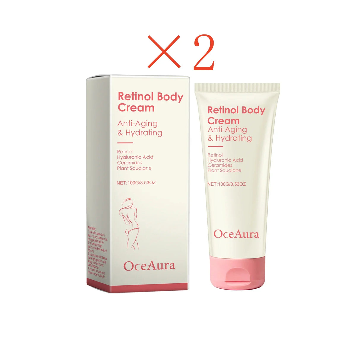 Retinol Tightening Body Lotion Anti-Wrinkle Repair Improve Sagging Skin Remove Cellulite Nourish Lift Firming Moisturizing Cream