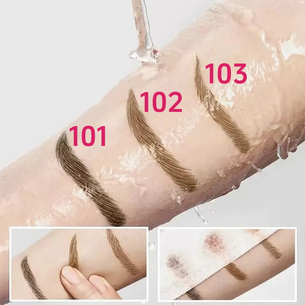 Waterproof 4-Tip Brow Pen – Natural Hair-Stroke Eyebrow Pencil