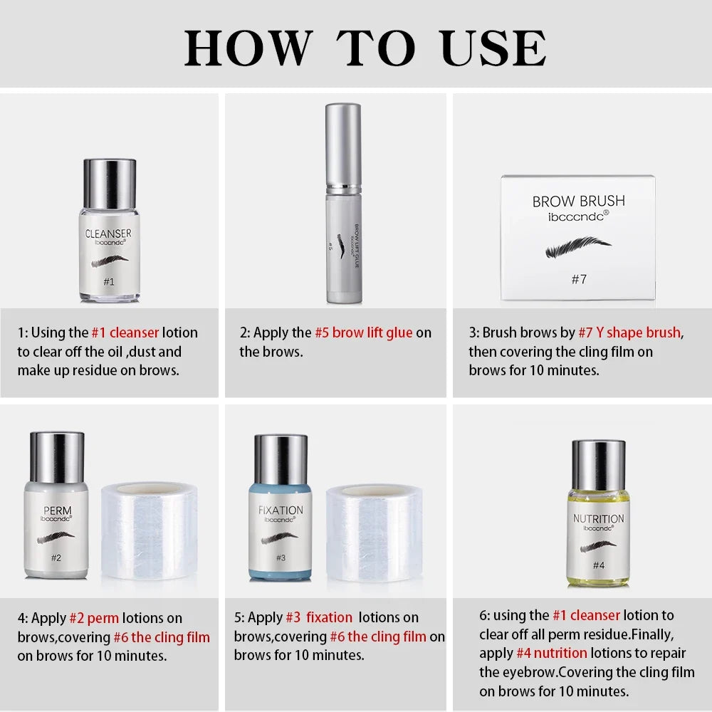 Professional Brow Lamination Kit – At-Home Brow Lift & Shaping Set