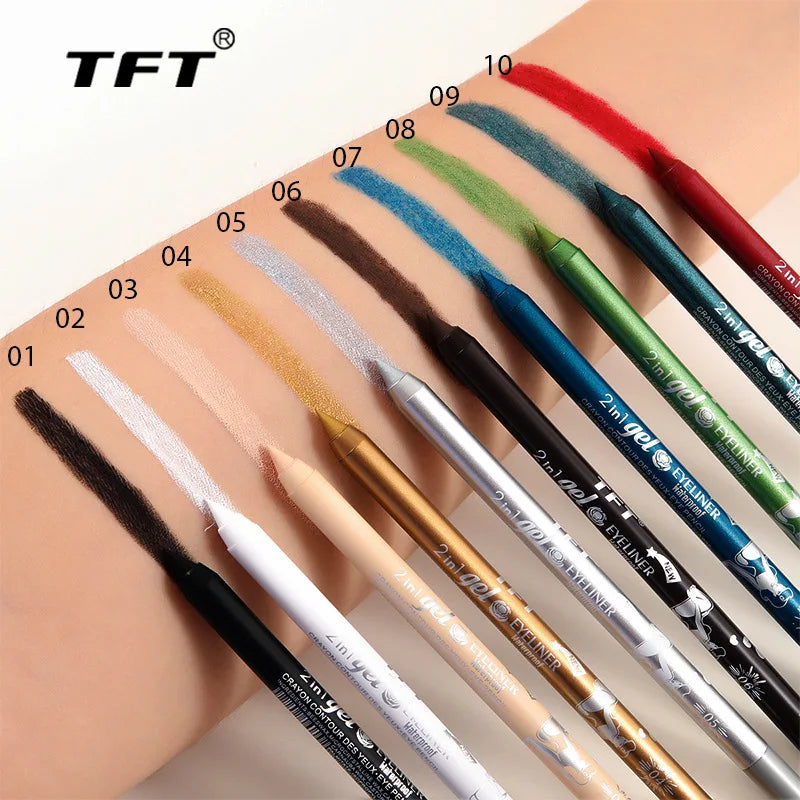Waterproof Gel Eyeliner Pencil – Long-Lasting Color