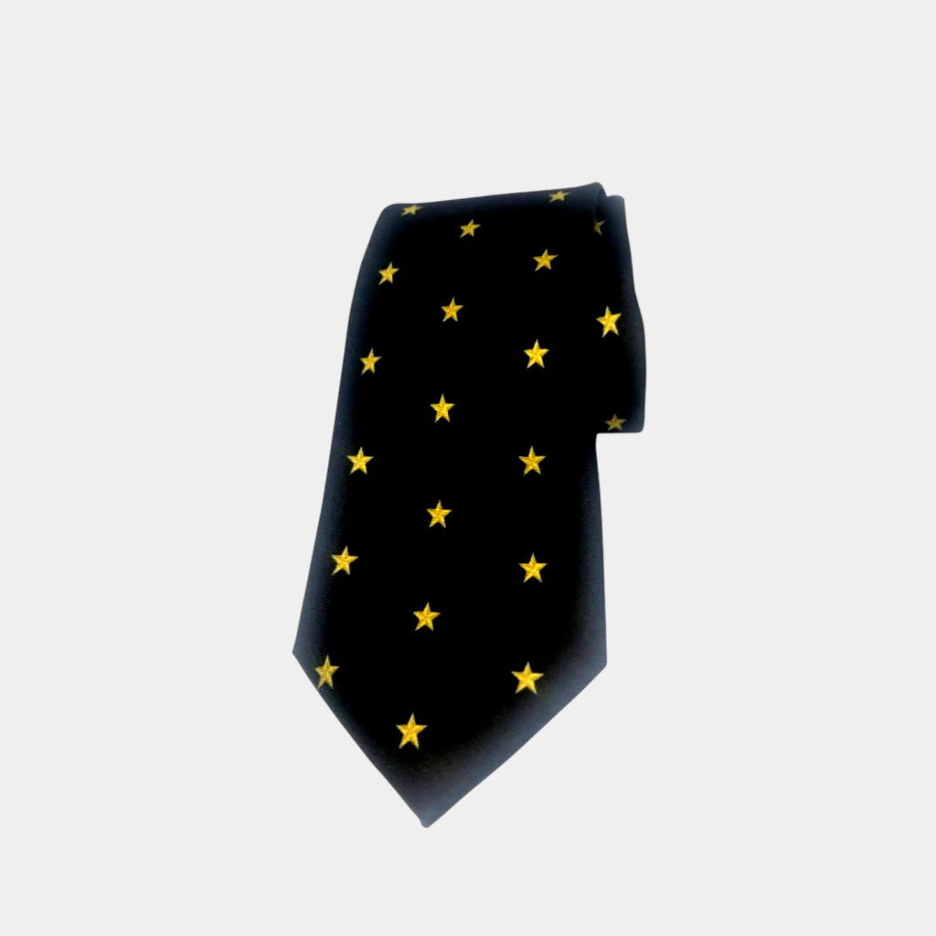 MILANO GOLD STAR SILK TIE