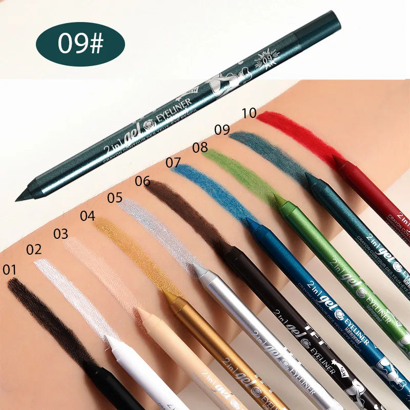 Waterproof Gel Eyeliner Pencil – Long-Lasting Color