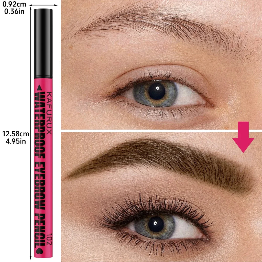 Waterproof 4-Tip Brow Pen – Natural Hair-Stroke Eyebrow Pencil