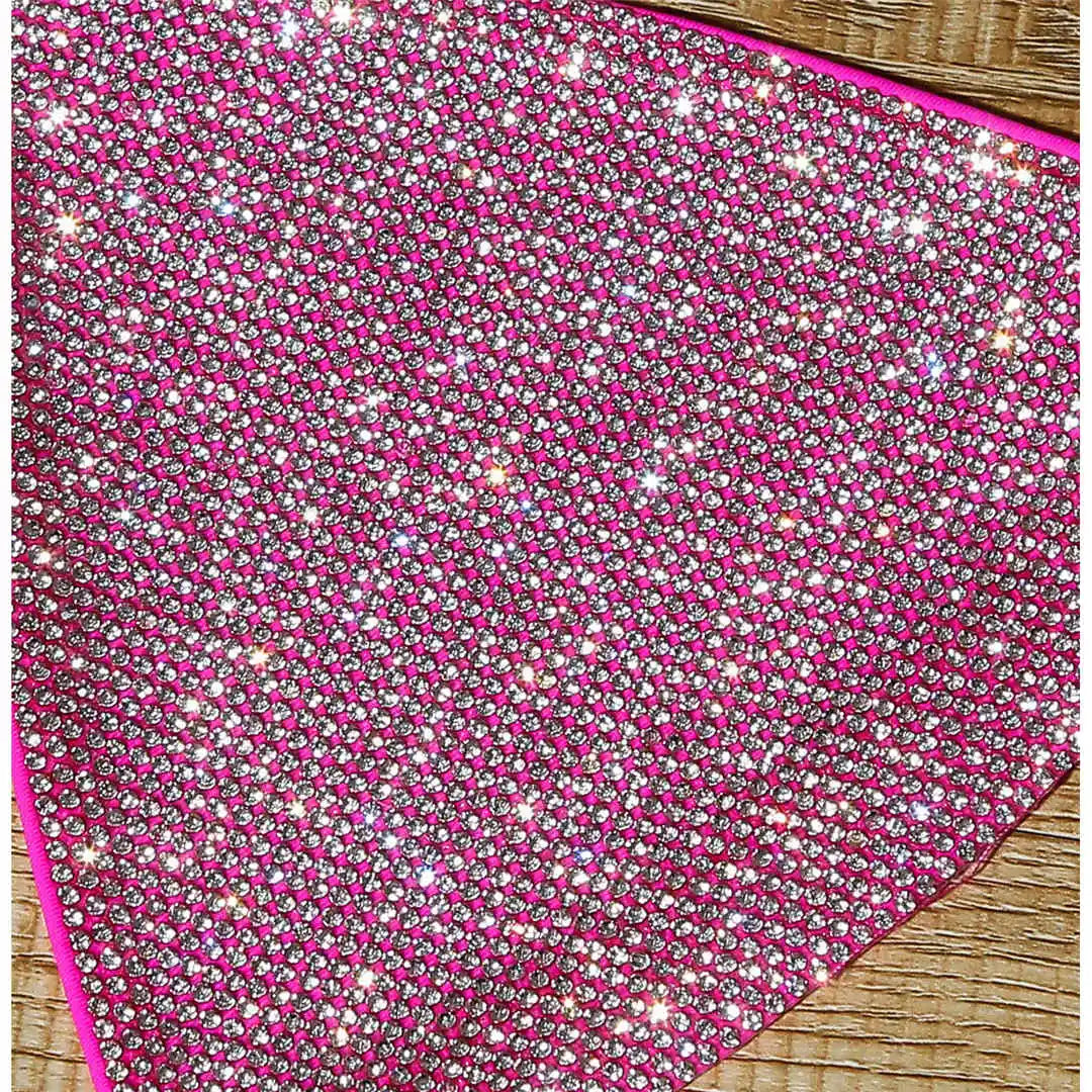 Shimmer Rhinestone Halter Bikini Set