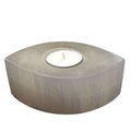 Selenite Oval Tealight Holder