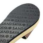 White Feather Vegan Leather Espadrille Slides