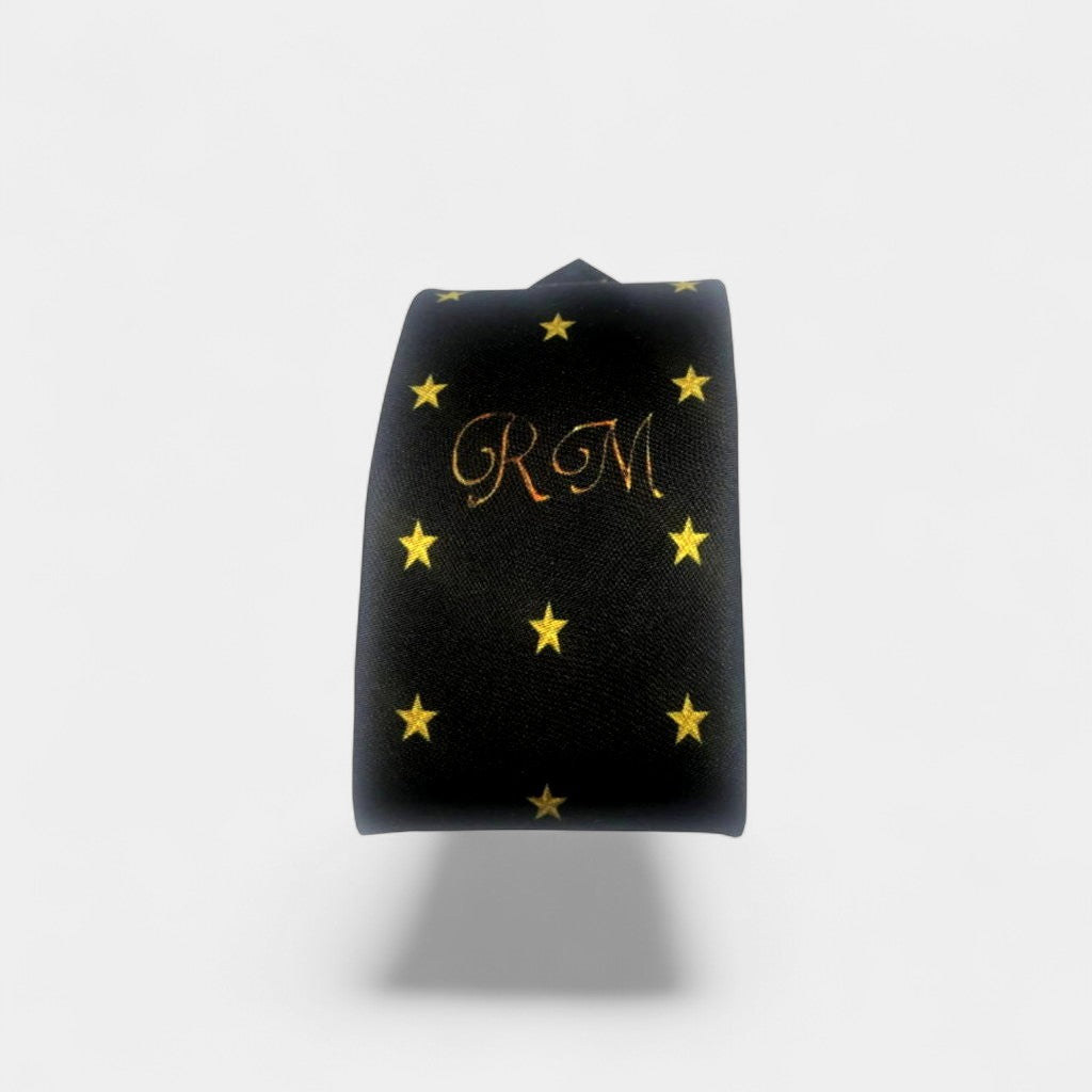 MILANO GOLD STAR SILK TIE
