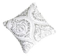 Grey Matelassé Pillow Cover