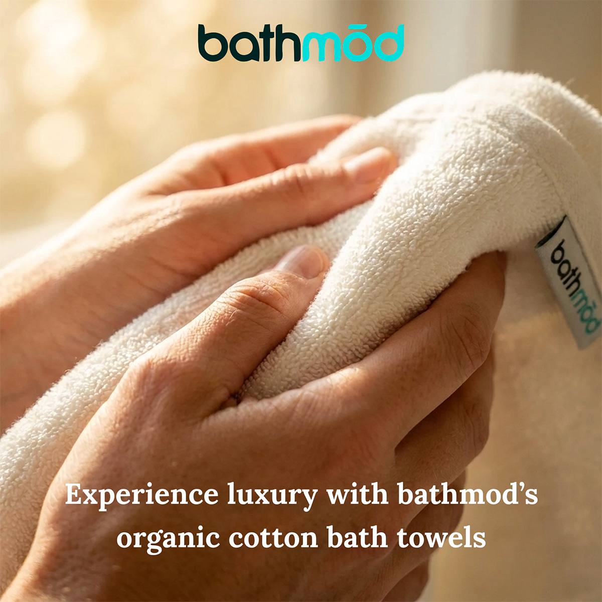 Luxury Organic Turkish Cotton Bath Towels – 4 Pack  Description