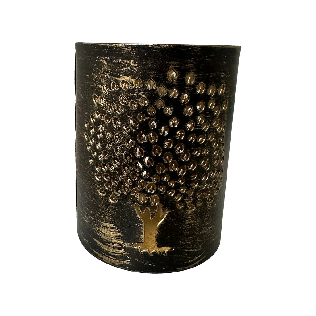 Tree Cutout Votive Candle Holde