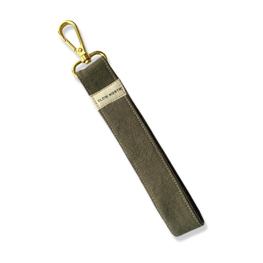 Wristlet Keychain - Green Olive