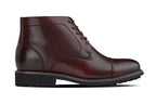 CALTO 3.2-Inch Taller Dark Brown Leather Boots Y41081