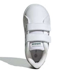 adidas Grand Court 2.0 CF Infant Shoes – Cloud White & Collegiate Green