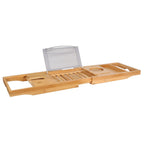 Luxury Extendable Bamboo Bathtub Caddy