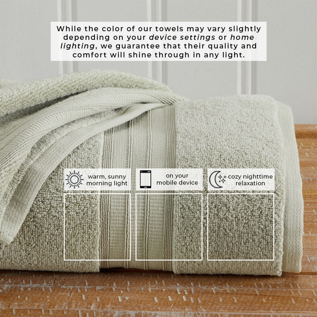 Chiara Collection 100% Cotton Premium Bath Towel Set