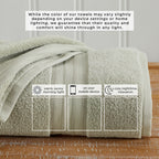 Chiara Collection 100% Cotton Premium Bath Towel Set