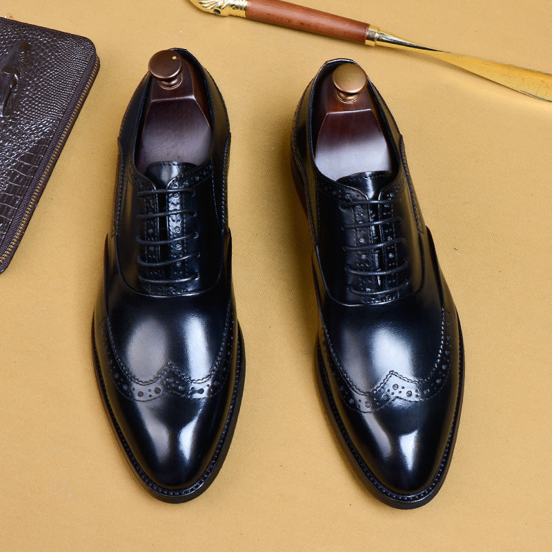 Men’s Genuine Leather Oxford Dress Shoes