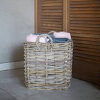Square Rattan Storage Basket