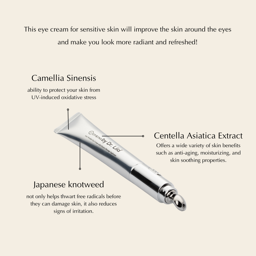 Cooling Depuffing Eye Cream with Massage Applicator