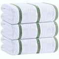 Oversized Cotton Striped Pool & Beach Towels – 3 Pack