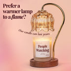 People Watching Candle