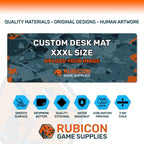 Custom XXXL Desk Mat 31" x 12"