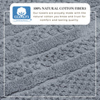 100% Cotton Checkered Jacquard Bath Towel Set