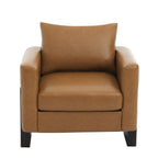 Modern Accent Chair Stylish Club Chair Armchair with Rubberwood Legs for Living Room, Bedroom, or Office