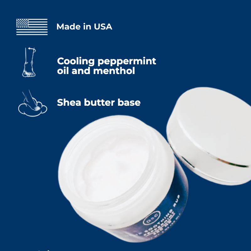 DSC Cooling Peppermint Hemp Cream for Feet & Legs