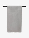Geometry Waffle Bath Towel – Stone Gray