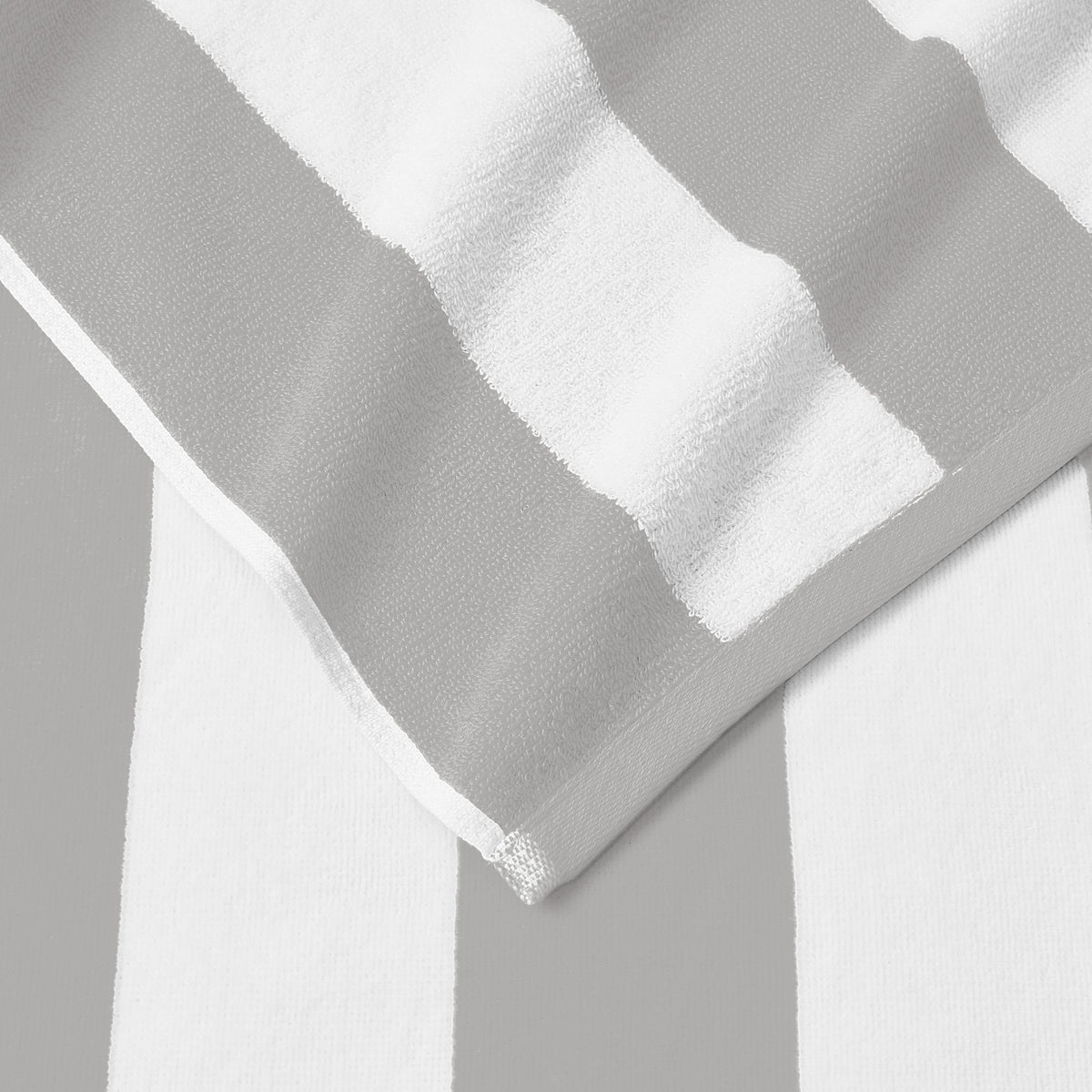Cotton Velour Cabana Stripe Beach Towel - Novia Collection