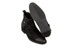 TOTO - K92081 - 3 Inches Taller (Nubuck Black) - Chelsea Ankle Boots