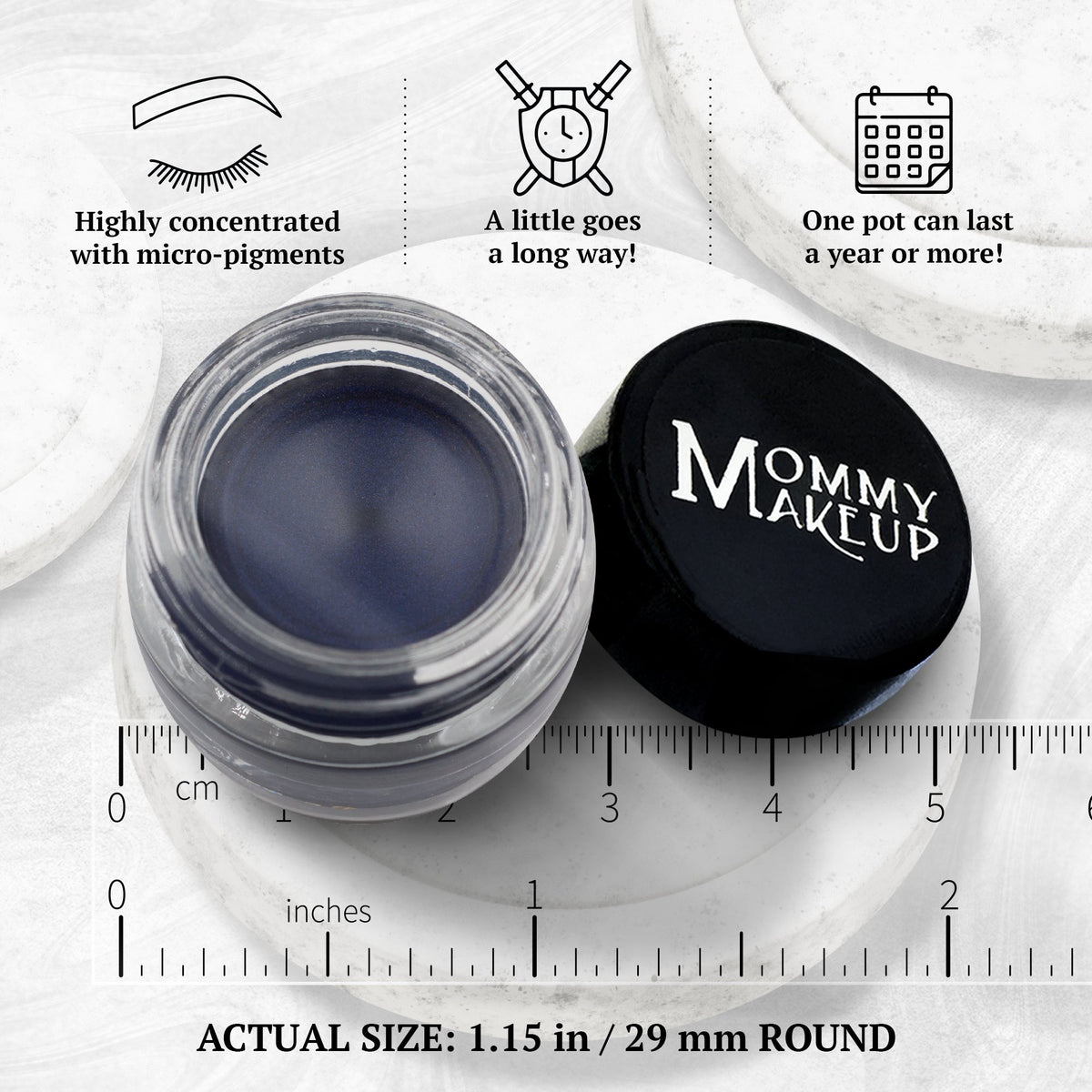Blue Angel Stay Put Waterproof Gel Eyeliner w/ Micropigments