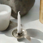 Silver Taper Candle Holder