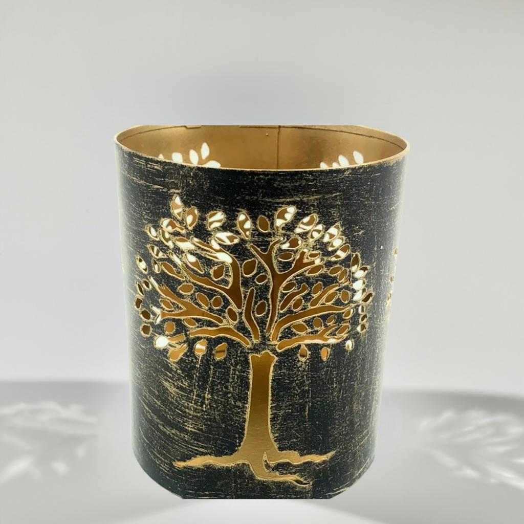 Tree Cutout Votive Candle Holde