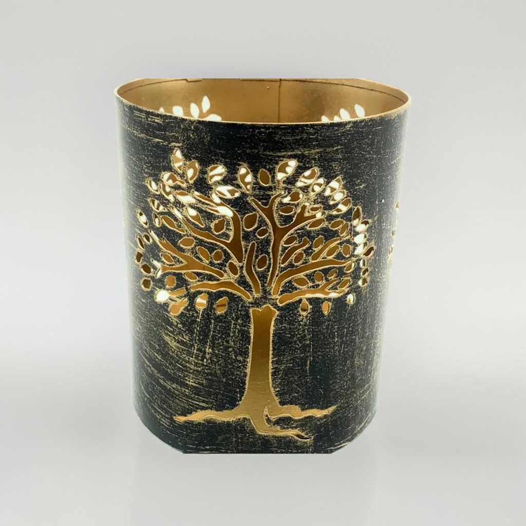 Tree Cutout Votive Candle Holde