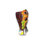 Talavera Sunflower Skull Planter | Handmade Day of the Dead Pot