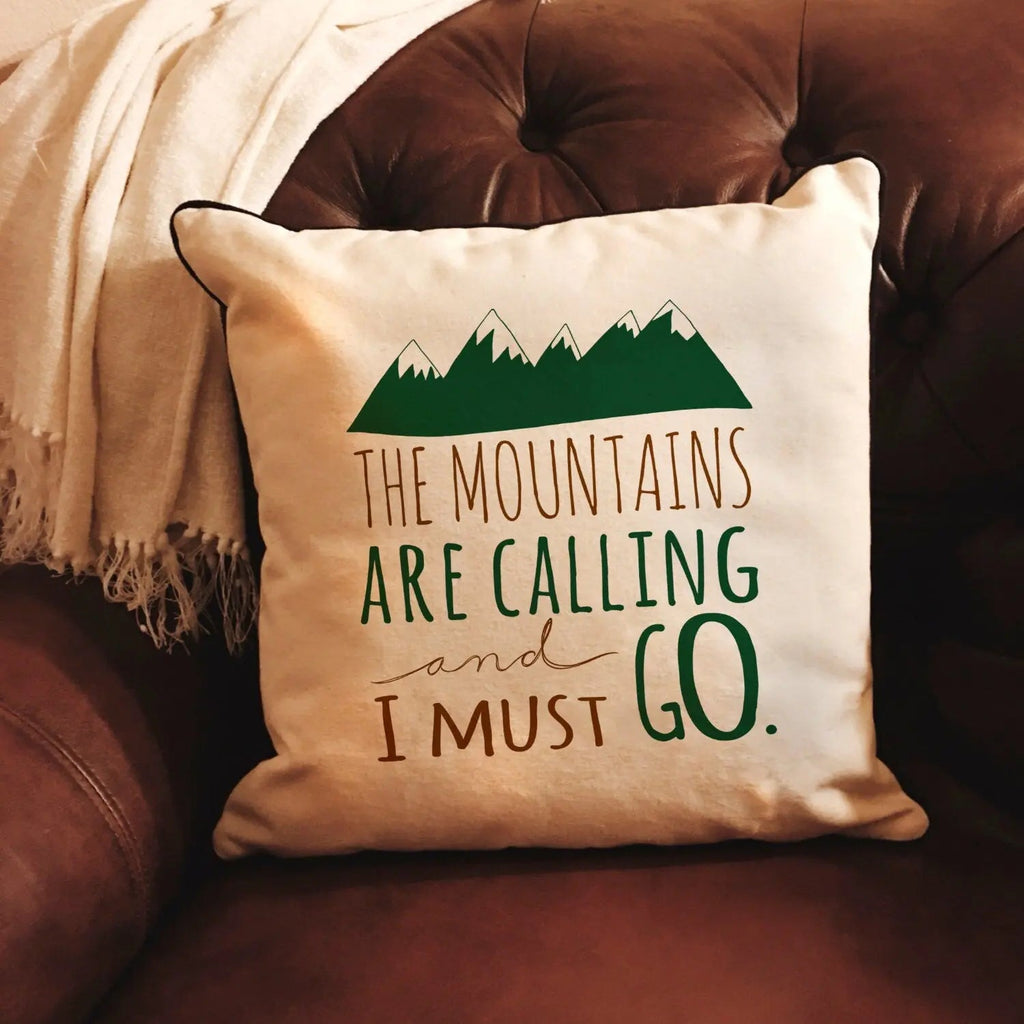 Mountain Lodge Pillow Cover