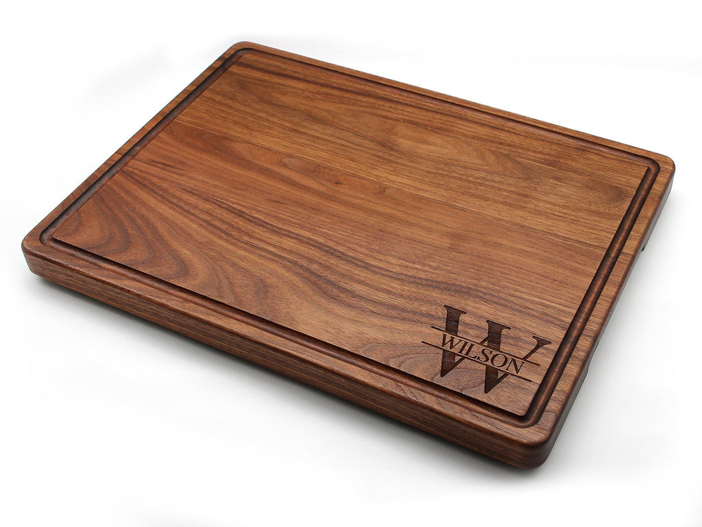Extra-Large American Walnut Cutting & Charcuterie Board – Made in USA